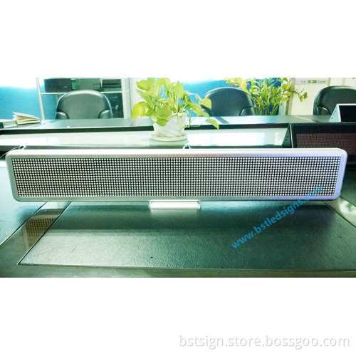 Desk Scrolling LED Message Sign 16X128